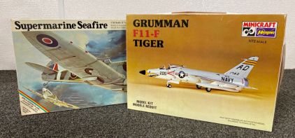 (2) Airplane Model Kits