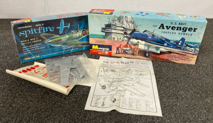 (3) Airplane Model Kits