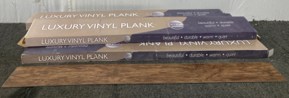 (5) Box’s Vinyl Plank Flooring