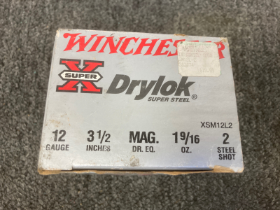 Winchester 12 Gauge X-Super Drylock Super Steel Shotgun Shells