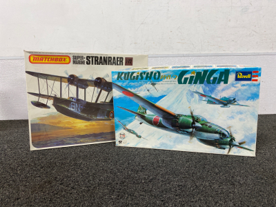 (2) Airplane Model Kits