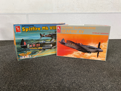 (2) Airplane Model Kits