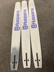 3 Husqvarna Chainsaw Bars