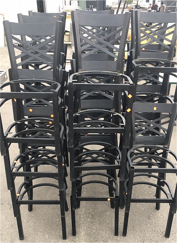 (15) Chairs with Seat Pads