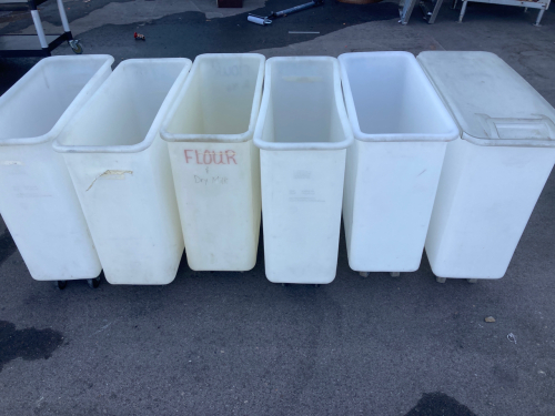 (6)Plastic Food Grade Storage Bins