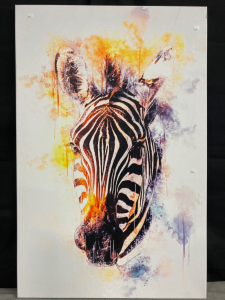 Canvas Zebra Print