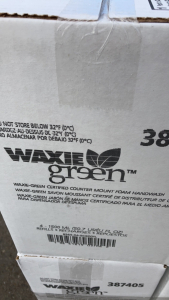 (4) Cases of waxie green Mount foam handwasher Dispenser Refills