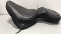 (1) 2-Seat Leather Motorcycle seat