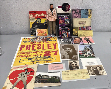 Elvis Presley collectible Photos, Cards, Documents and more.