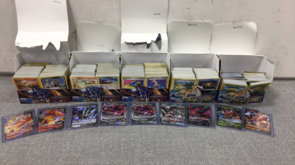 (5) Box of Pokémon Cards, (9) Japanese Pokémon Cards in Sleeves
