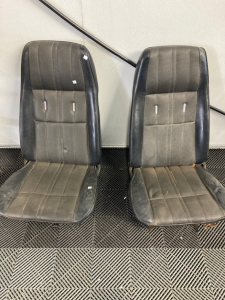 (2) 1960’s-1970’s Car Seats- Ford Mustang- Leather