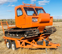 Thiokol Imp 1404 Snow Cat w/ Trailer - Runs and Operates Well - Dept of Interior Surplus.