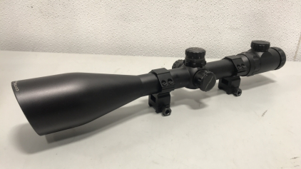 Center-Point Rifle Scope w/ Mounting Rings