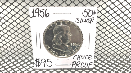 1956 Half Dollar, Choice Proof