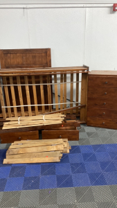 (5) drawer dresser and bunk bed