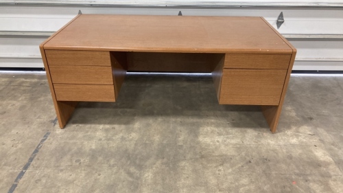 Large wood desk