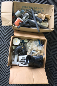 (2) Boxes of Plumbing Gear