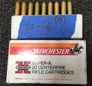 (18) 25-06 Rounds Winchester