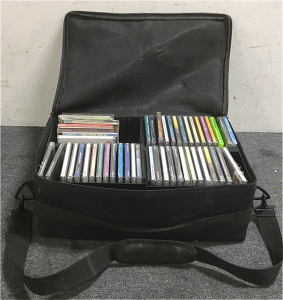 (50) Music CDs In Caselogic Cd Case