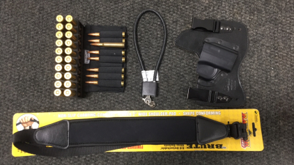Ammunition 7mm, Machete, Gun holster and other goodies