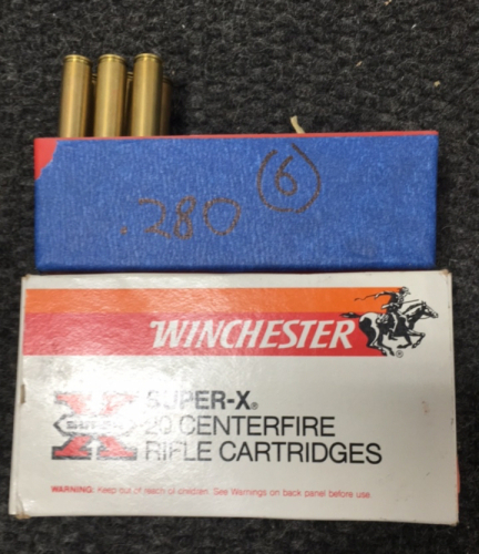 (6) .280 Live ammo