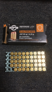 (44) PPU Defense Line 9MM Makarov Cartridges