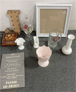 Various Glass Decor And Collectibles