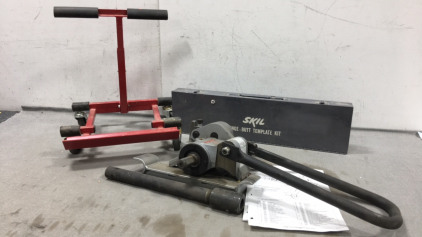 Hinge-Butt Template Kit, RIDGID Roll Groover, Small Cart