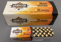 (500)rnds Armscor .22lr Ammo