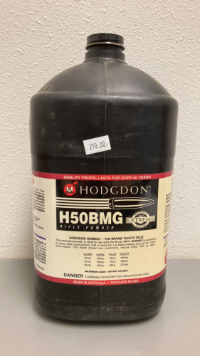 8lb Bottle Of Hogdon H50BMG Gunpowder