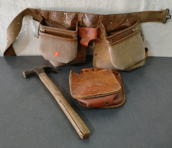 Craftsman Tool Bag, Tool Pouch, And Hammer