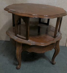 2-Level Vintage End Table