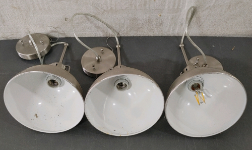 (3) Hanging Light Fixtures