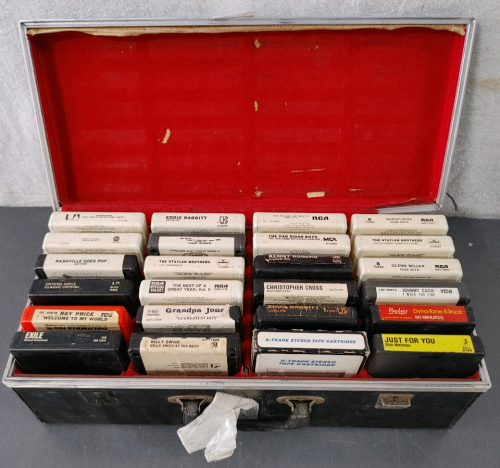 (24) 8-Tracks with Case