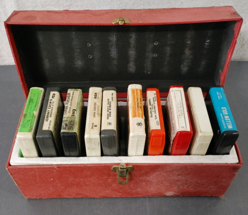 (10) 8-Track with Carry Case