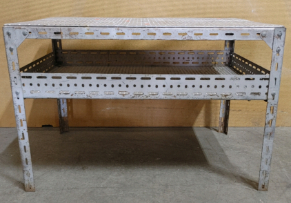 Steel Table with Cubby