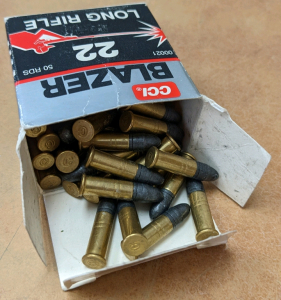 (50)rnds .22lr Ammo