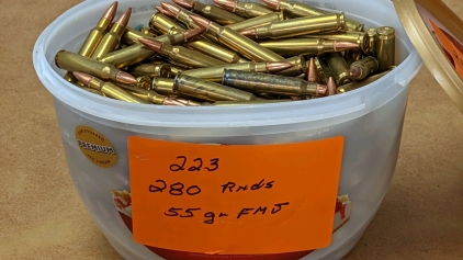 (280)rnds Assorted .223 Ammo