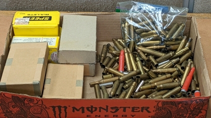 Assorted Casings & Empty Ammo Boxes