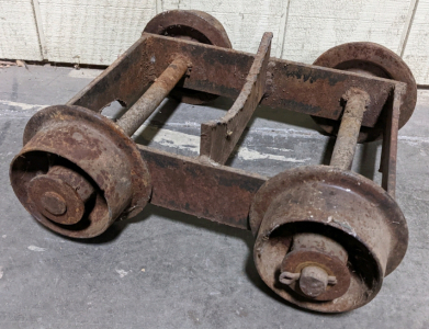 Cast Iron Rail Trolly