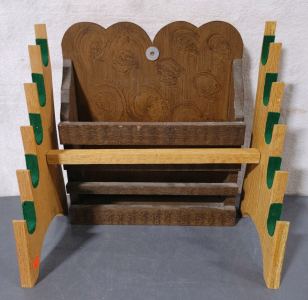 Wooden Gun Rack & Magazine Rack