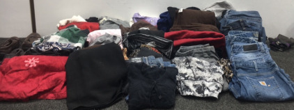 Men&rsquo;s and women&rsquo;s clothes