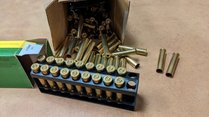 (50-60) New Remington 444 Marlin Casings, (18) Spent Casings