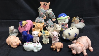 (16) Eclectic Piggies