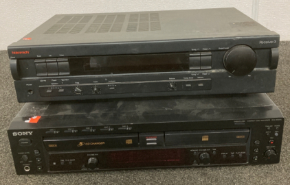 Sony CD Burner And Nakamichi Receiver