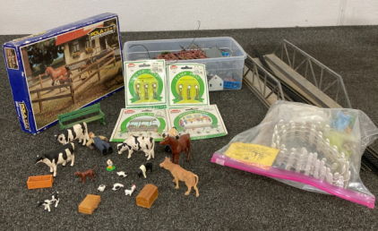 Assortment Of Small Farm Decor for Model