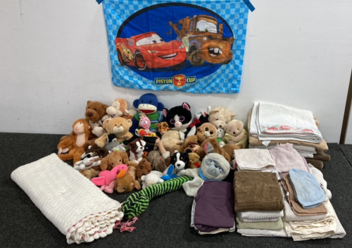 Stuffed Animals, Childrens Blankets, Towels, and More!