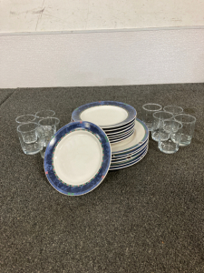 Glass Plates And Cups