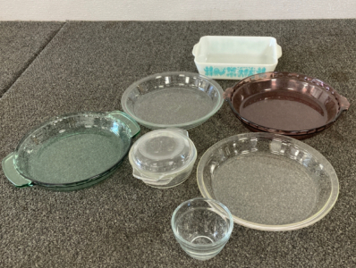 Glass Pie Pans And Pyrex Pan