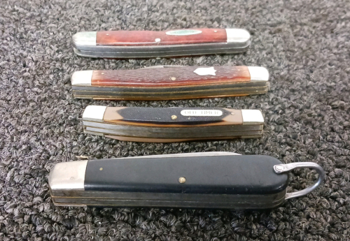 (4) Vintage Folding Knives